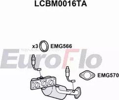 EuroFlo LCBM0016TA - Каталізатор autocars.com.ua