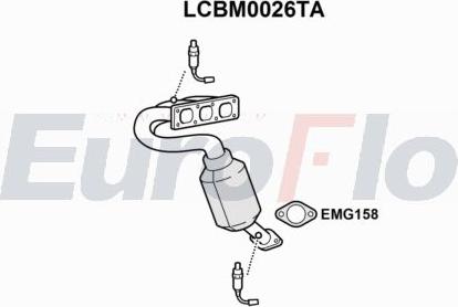 EuroFlo LCBM0026TA - Катализатор autodnr.net