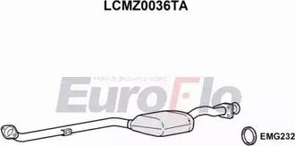 EuroFlo LCMZ0036TA - Каталізатор autocars.com.ua