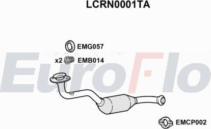 EuroFlo LCRN0001TA - Катализатор autodnr.net