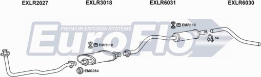 EuroFlo LRDEF25 7001 - Система випуску ОГ autocars.com.ua