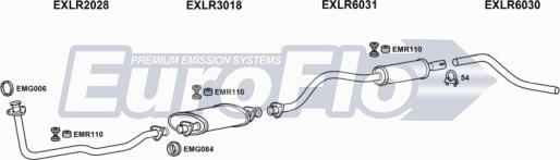 EuroFlo LRDEF25D 7001 - Система випуску ОГ autocars.com.ua