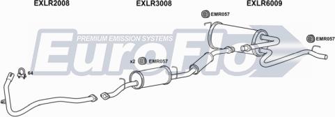 EuroFlo LRDEF25D 7008A - Система випуску ОГ autocars.com.ua