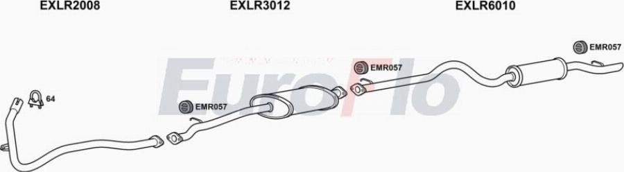 EuroFlo LRDEF25D 7011A00 - Система випуску ОГ autocars.com.ua