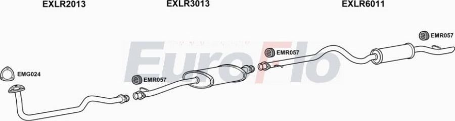 EuroFlo LRDEF25D 7018A00 - Система випуску ОГ autocars.com.ua