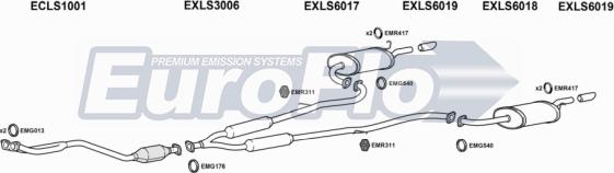 EuroFlo LSGS330 2004 - Система випуску ОГ autocars.com.ua