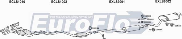 EuroFlo LSIS220 2001A - Система випуску ОГ autocars.com.ua