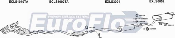 EuroFlo LSIS220 2001B - Система випуску ОГ autocars.com.ua