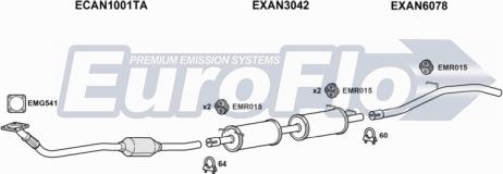 EuroFlo LVCON24D 7008E - Система випуску ОГ autocars.com.ua