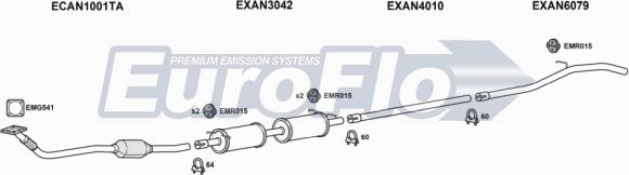 EuroFlo LVCON24D 9004H - Система випуску ОГ autocars.com.ua