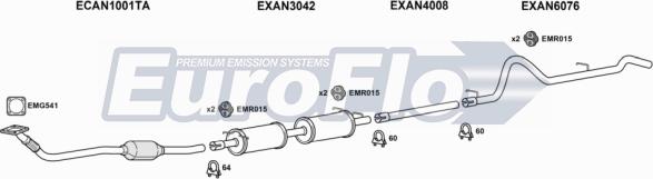 EuroFlo LVCON24D 9011A - Система випуску ОГ autocars.com.ua