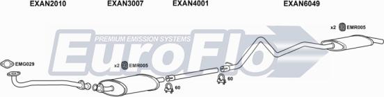 EuroFlo LVCON25D 7001A05 - Система випуску ОГ autocars.com.ua