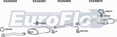 EuroFlo LVCON25D 7001A09 - Система випуску ОГ autocars.com.ua