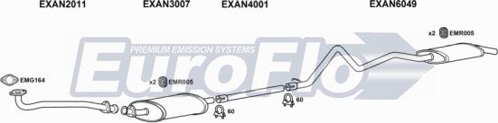 EuroFlo LVCON25D 7008A05 - Система випуску ОГ autocars.com.ua