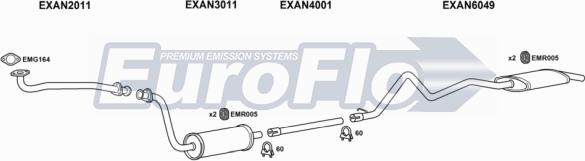 EuroFlo LVCON25D 7008A07 - Система випуску ОГ autocars.com.ua