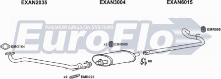 EuroFlo LVCON25D 7008B01 - Система випуску ОГ autocars.com.ua