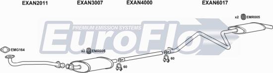 EuroFlo LVCON25D 7008B03 - Система випуску ОГ autocars.com.ua