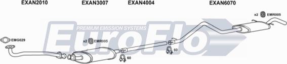 EuroFlo LVCON25D 9004K - Система випуску ОГ autocars.com.ua