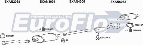 EuroFlo LVCON25D 9011C - Система випуску ОГ autocars.com.ua