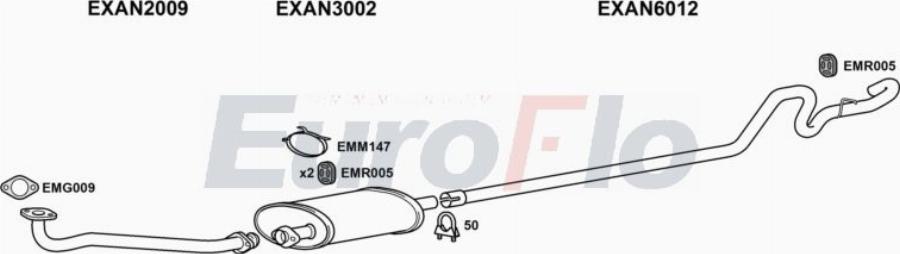 EuroFlo LVPIL19D 7001A00 - Система випуску ОГ autocars.com.ua