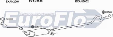 EuroFlo LVPIL19D 7001B - Система випуску ОГ autocars.com.ua