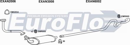 EuroFlo LVPIL19D 7001C - Система випуску ОГ autocars.com.ua