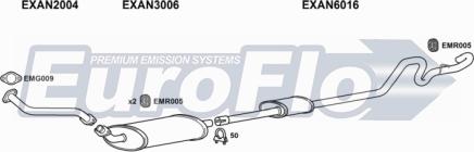 EuroFlo LVPIL19D 9004A - Система випуску ОГ autocars.com.ua