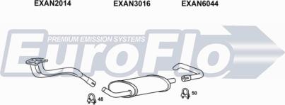 EuroFlo LVSHE20 7001C - Система випуску ОГ autocars.com.ua