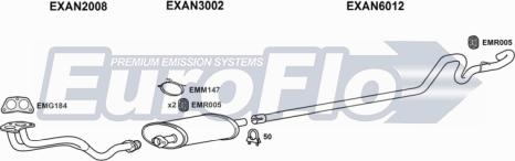 EuroFlo LVSHE20 7001E - Система випуску ОГ autocars.com.ua