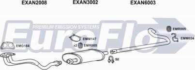 EuroFlo LVSHE20 7015K - Система випуску ОГ autocars.com.ua