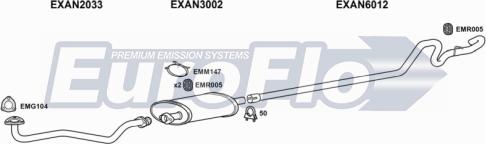 EuroFlo LVSHE20D 7008 - Система випуску ОГ autocars.com.ua