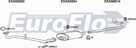 EuroFlo LVSHE25D 9025A - Система випуску ОГ autocars.com.ua