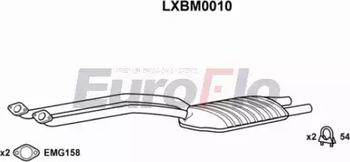 EuroFlo LXBM0010 - Труба вихлопного газу autocars.com.ua