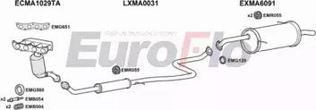 EuroFlo MA215 0100LHD - Система випуску ОГ autocars.com.ua