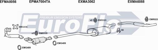 EuroFlo MA320D 1001 - Система випуску ОГ autocars.com.ua
