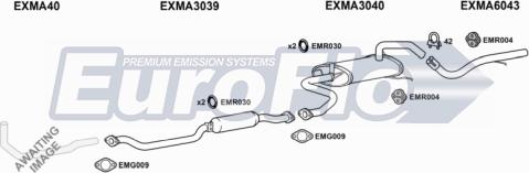 EuroFlo MA32313 1001A - Система випуску ОГ autocars.com.ua