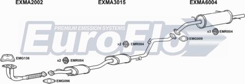 EuroFlo MA32313 1011A - Система випуску ОГ autocars.com.ua