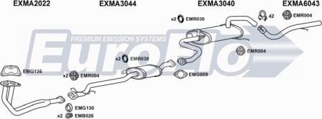 EuroFlo MA32315 1004B - Система випуску ОГ autocars.com.ua