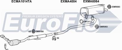 EuroFlo MA620 2001 - Система випуску ОГ autocars.com.ua