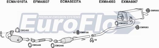 EuroFlo MA620D 2004 - Система випуску ОГ autocars.com.ua