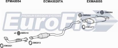 EuroFlo MA62620D 2004D - Система випуску ОГ autocars.com.ua