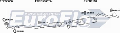 EuroFlo MAB2525D 8018 - Система випуску ОГ autocars.com.ua