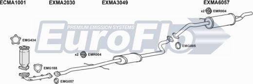 EuroFlo MADEM15 1001A - Система випуску ОГ autocars.com.ua
