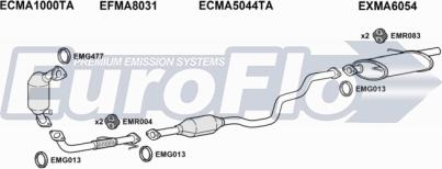 EuroFlo MAPRE20D 6004 - Система випуску ОГ autocars.com.ua