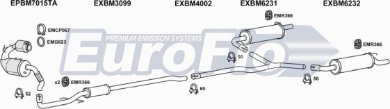 EuroFlo MICLU20D 3004 - Система випуску ОГ autocars.com.ua