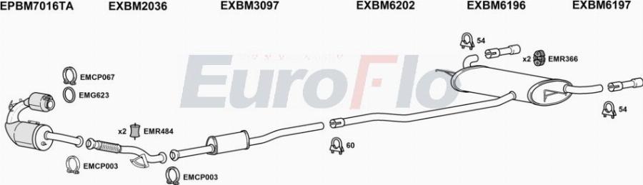 EuroFlo MIPAC20D 4009 - Система випуску ОГ autocars.com.ua