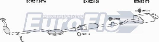 EuroFlo MZC1818 3004C - Система випуску ОГ autocars.com.ua