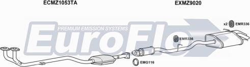 EuroFlo MZC1820 4001 - Система выпуска ОГ autodnr.net