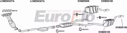 EuroFlo MZE2018 0300LHD - Система випуску ОГ autocars.com.ua