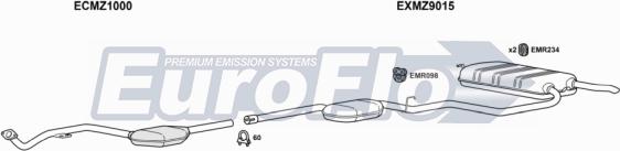EuroFlo MZE2020 3004B - Система випуску ОГ autocars.com.ua